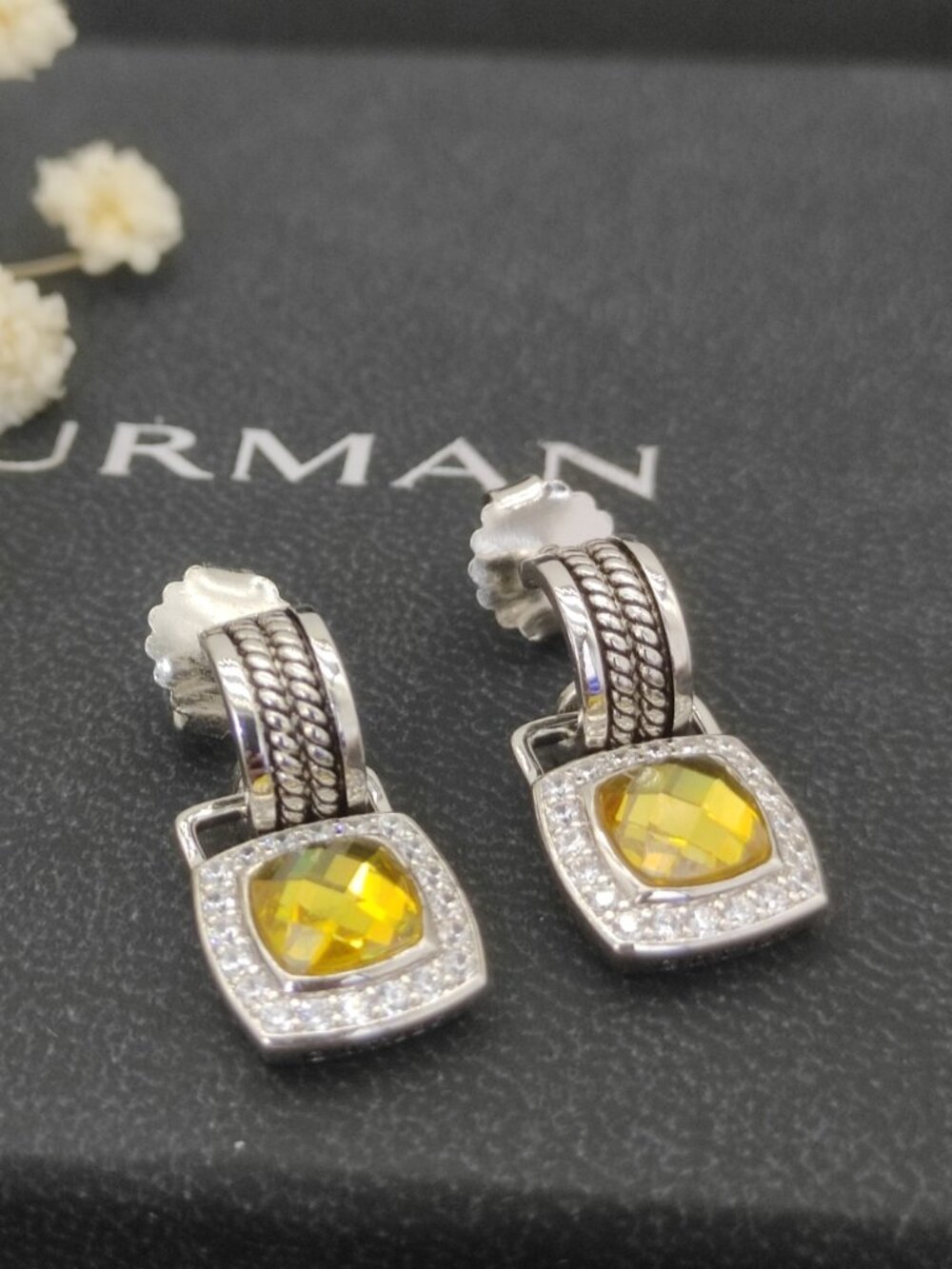 David Yaman Earrings - 925 Silver